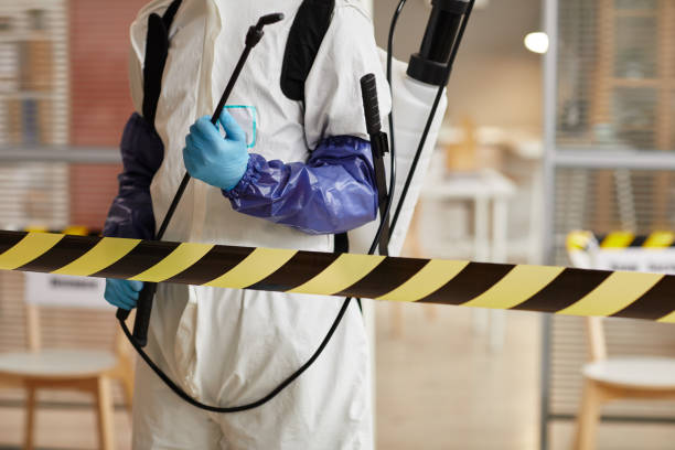 Professional Biohazard Cleanup technician working in Glen Rock, PA